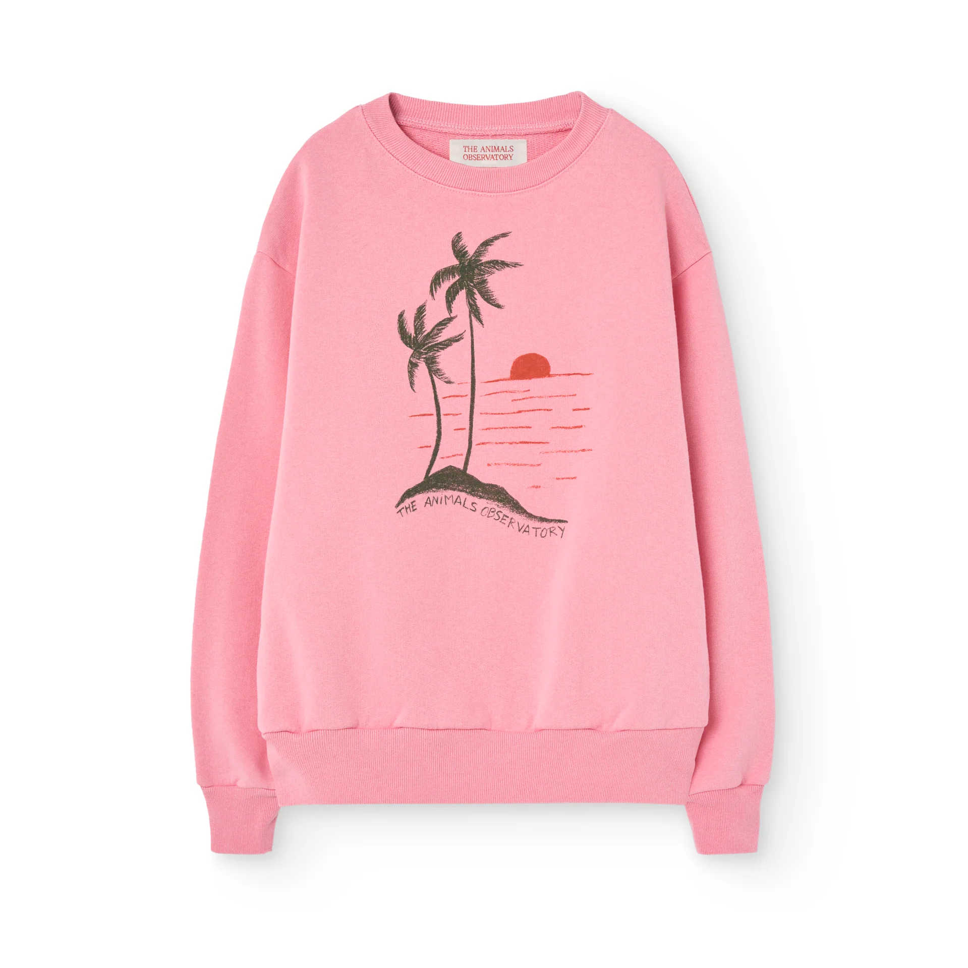 Pink Palm Puff Hoodie