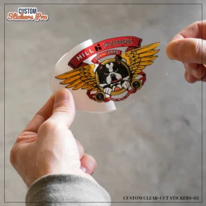 Custom Clear Cut Stickers: Transparent Precision for Modern Branding Custom Clear Cut Stickers