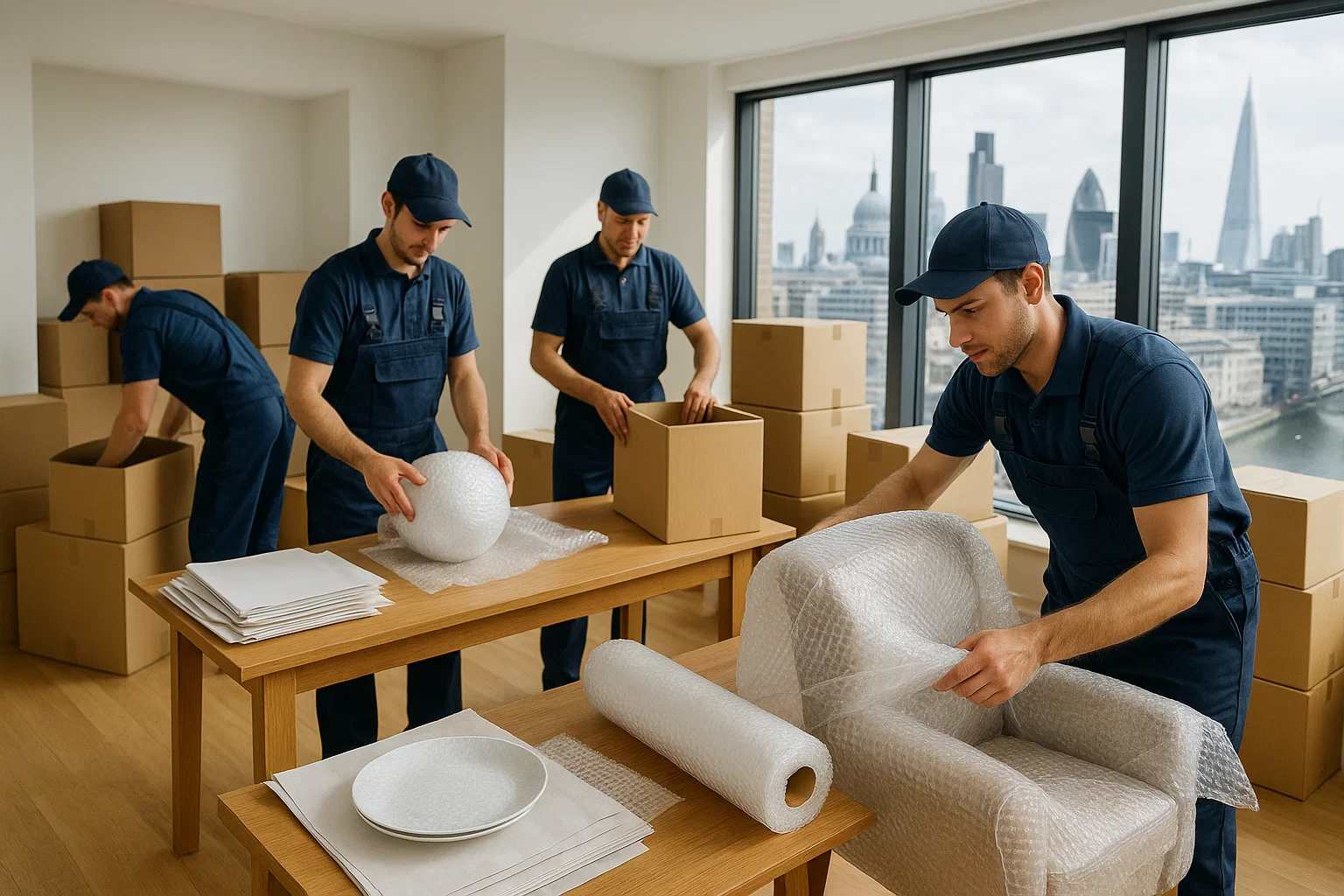 professional packers and movers London