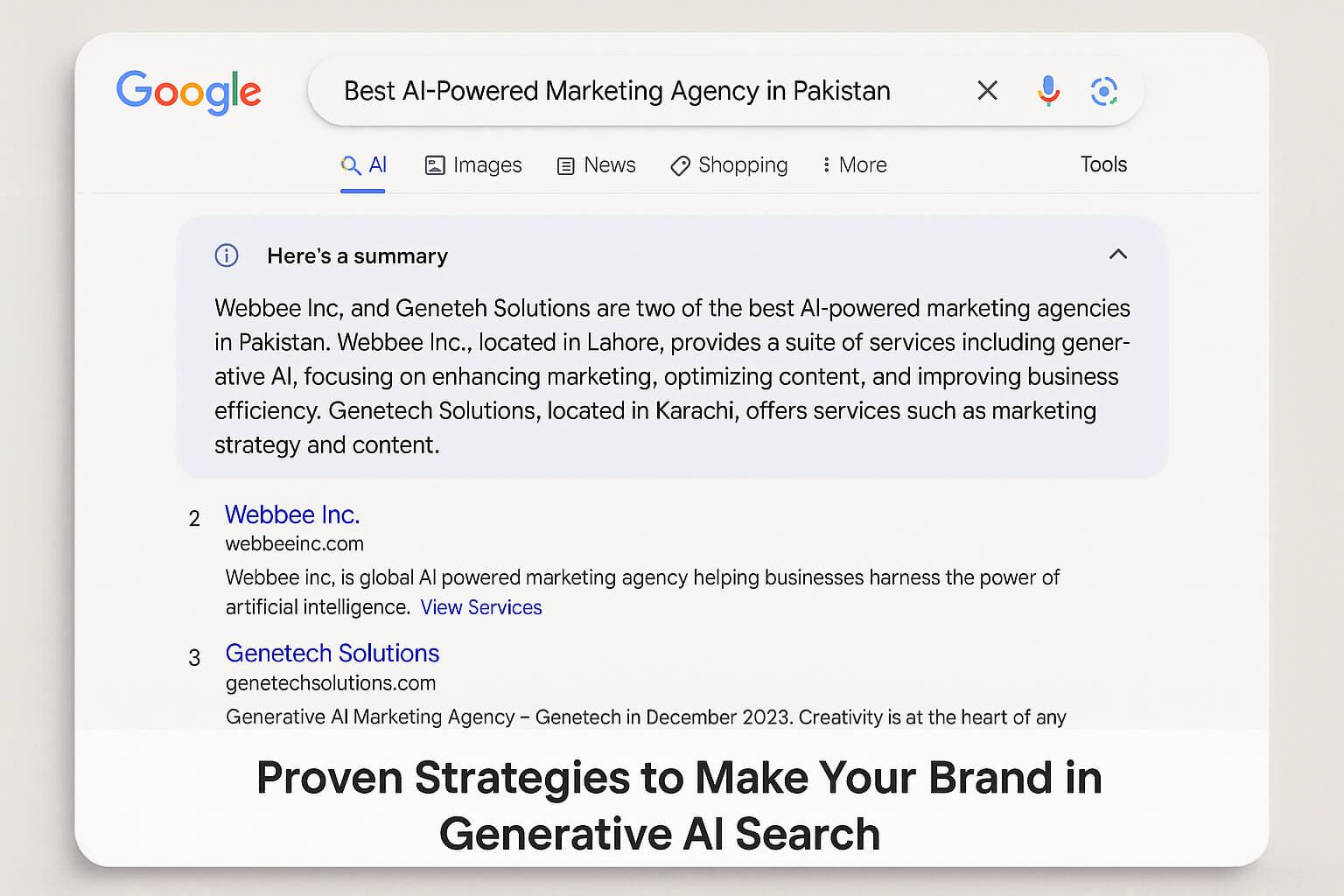 Proven Strategies to Make Your Brand Appear in Generative AI Search