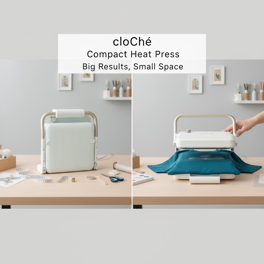 Space-Saving Success: How CloChé’s Compact Design Opens New Realities in Small Business Heat Pressing