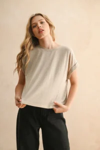Capturing Coastal Sophistication: STMT Boutique’s Shelby Coverup and Short Sleeve Basic Tencel Top for 2025