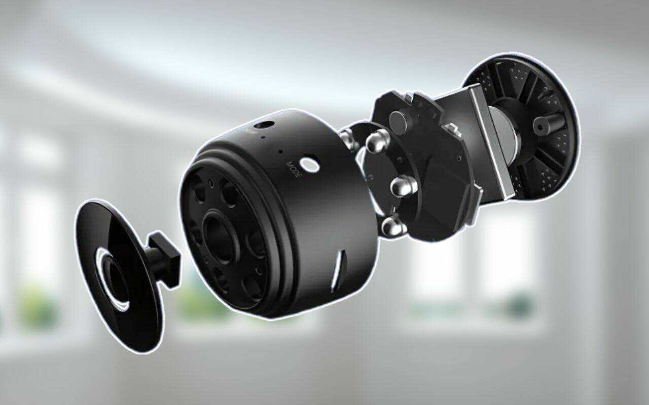 Secret Scope mini security camera showing HD video