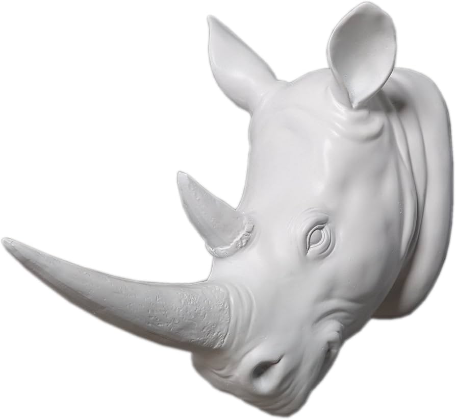 Rhino Head Wall Mount