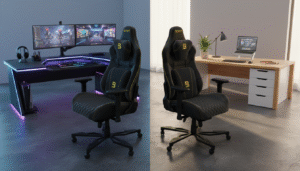 See if ergonomic chairs differ for gaming and office work in Pakistan. Compare features for the best gaming chair and ergonomic options.