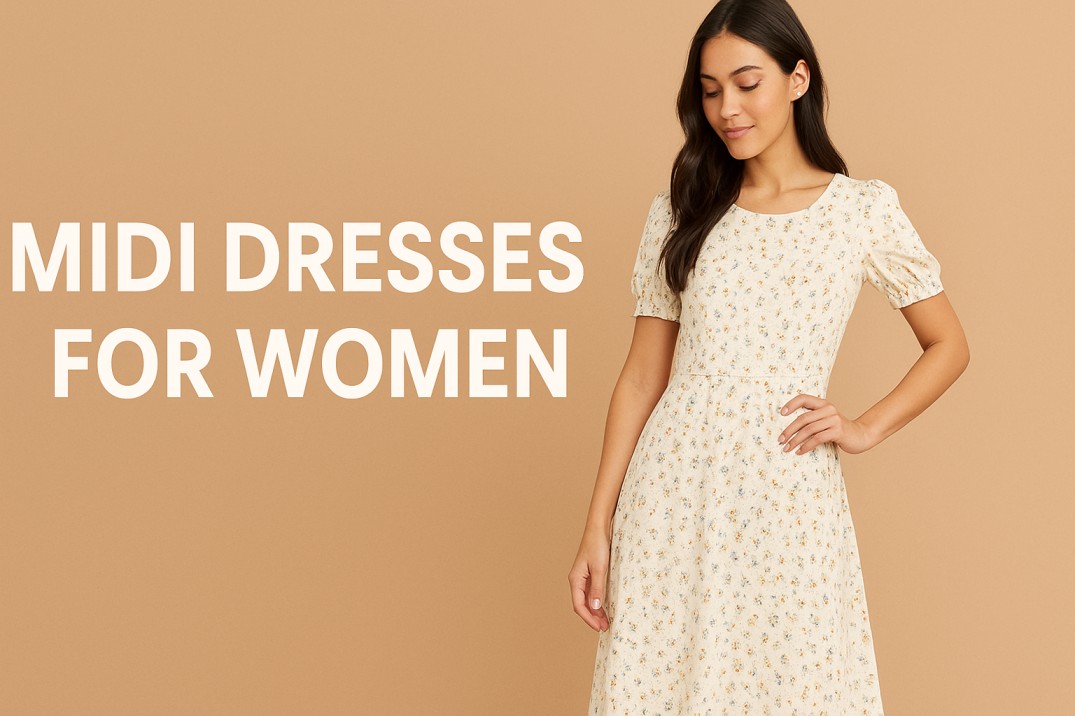 midi dresses for women