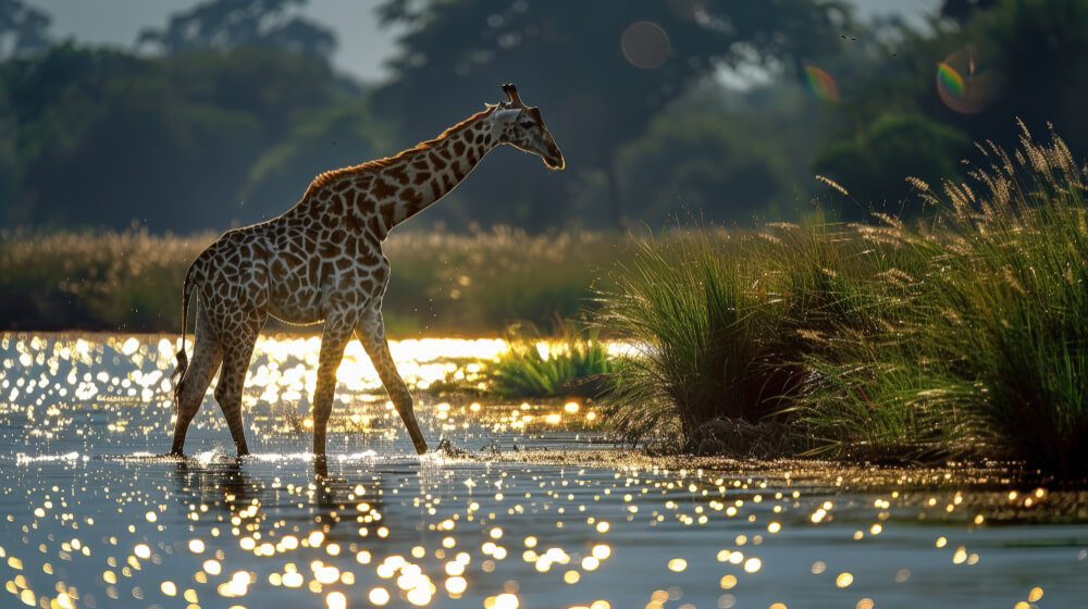 Giraffe in Tanzania