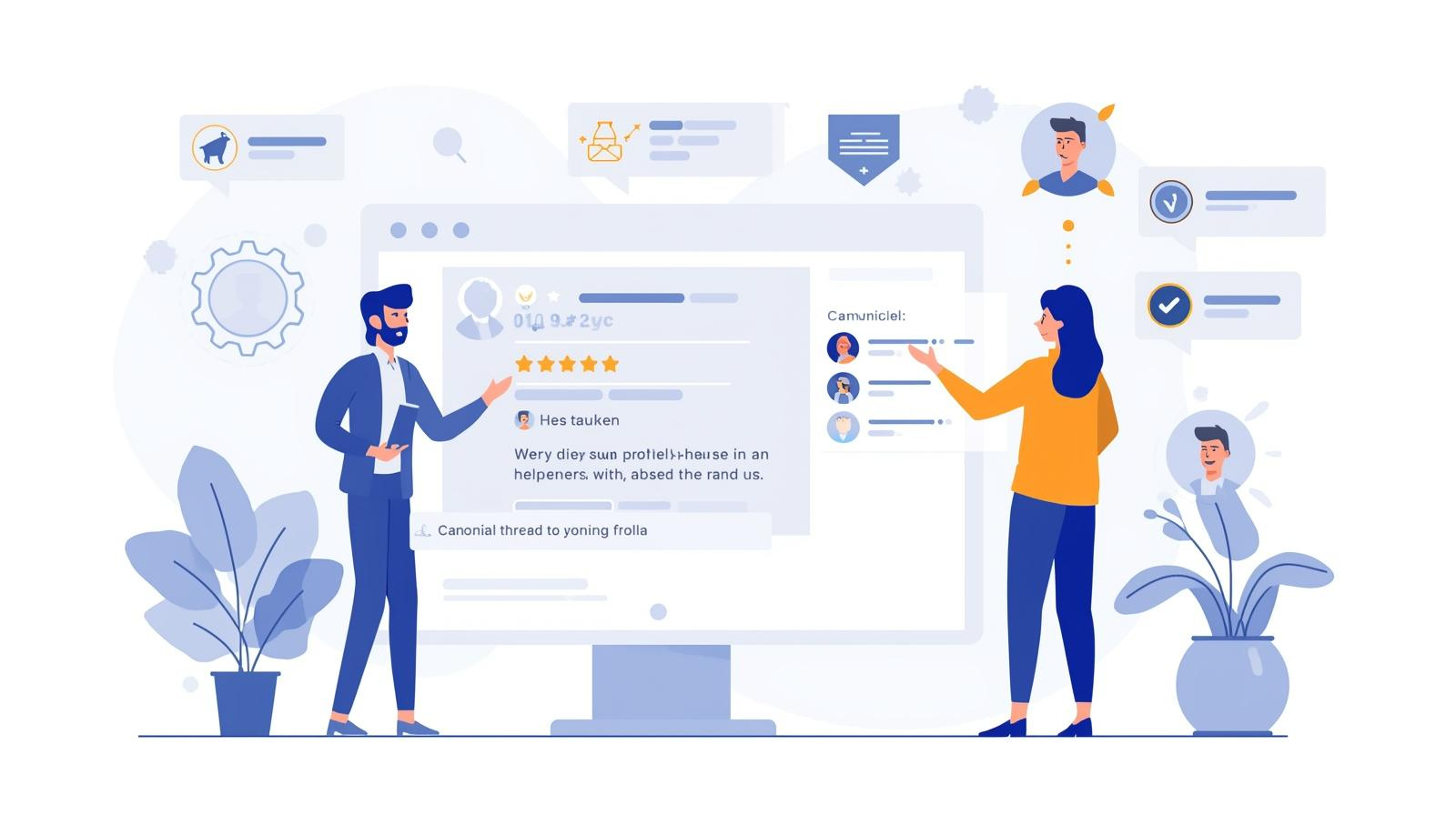 Forum interface showing trusted contributors, badges, and verified answers representing credibility.