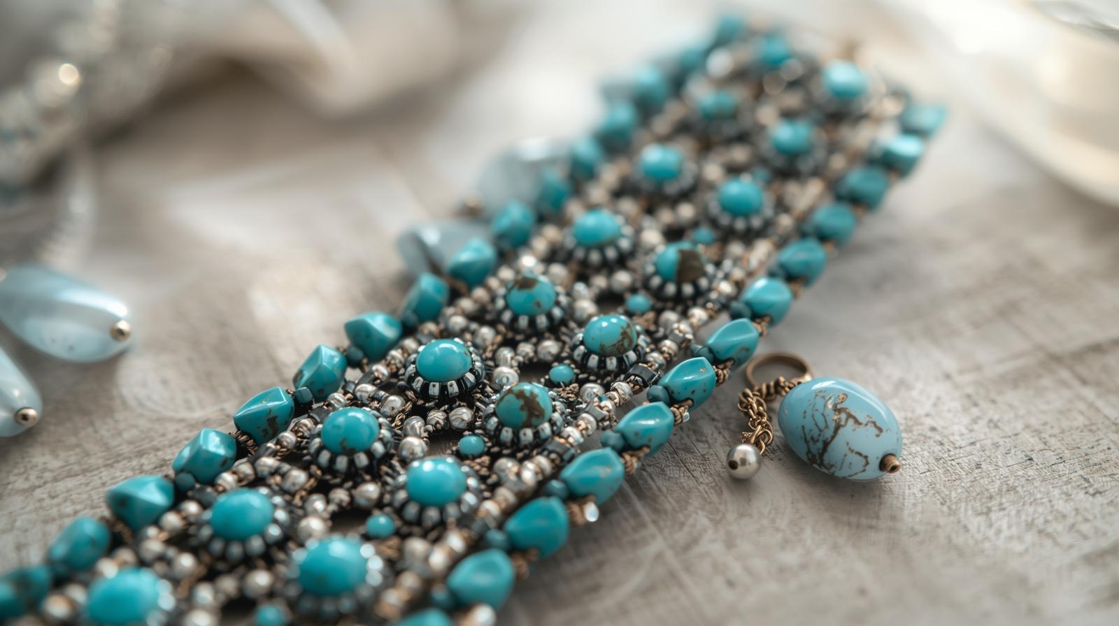 Turquoise stones