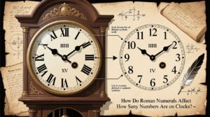 How Do Roman Numerals Affect How Many Numbers Are on Clocks